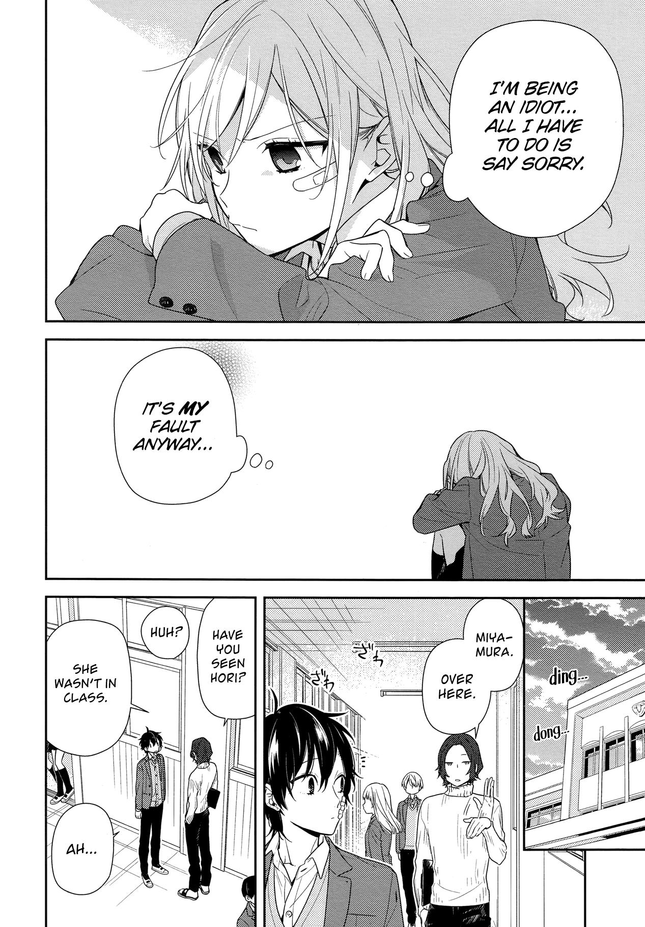 Horimiya, chapter 80