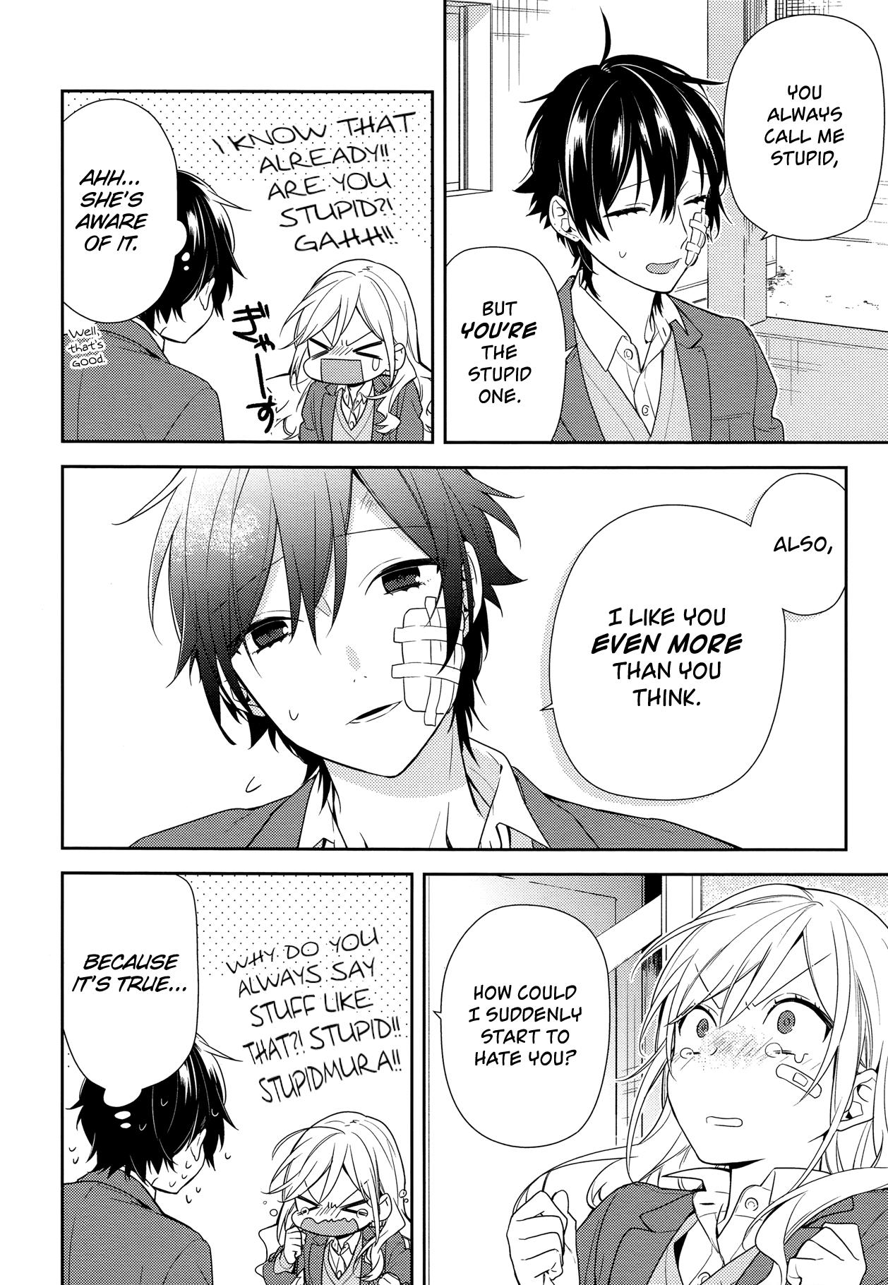 Horimiya, chapter 80