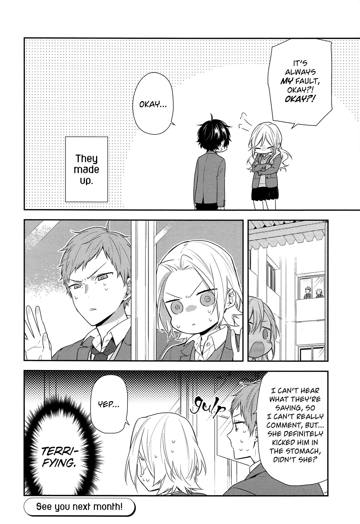 Horimiya, chapter 80