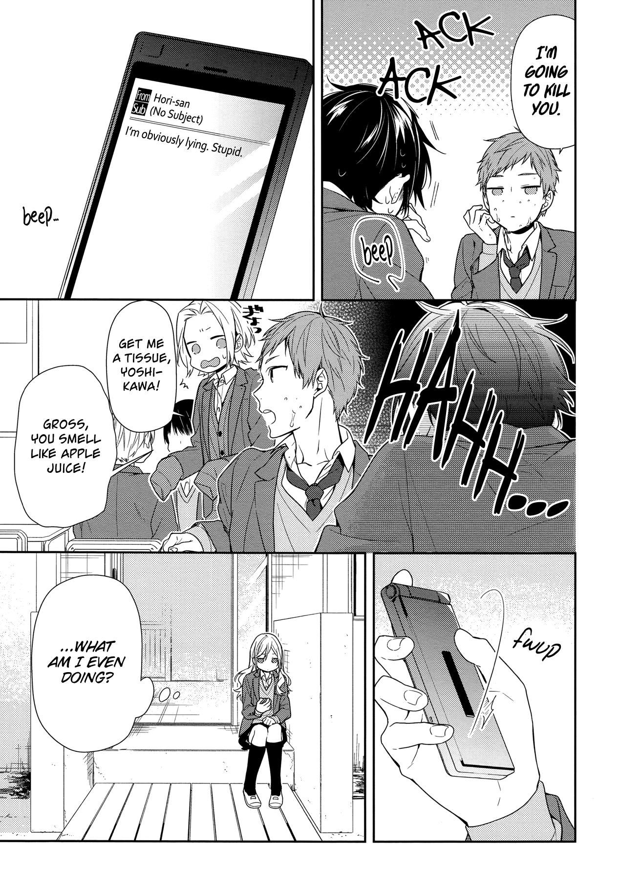 Horimiya, chapter 80