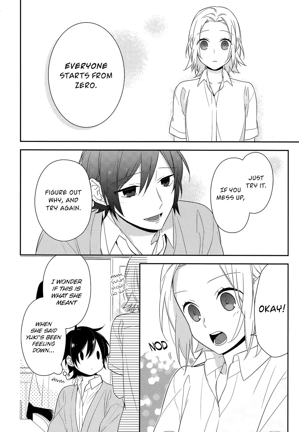 Horimiya, chapter 36