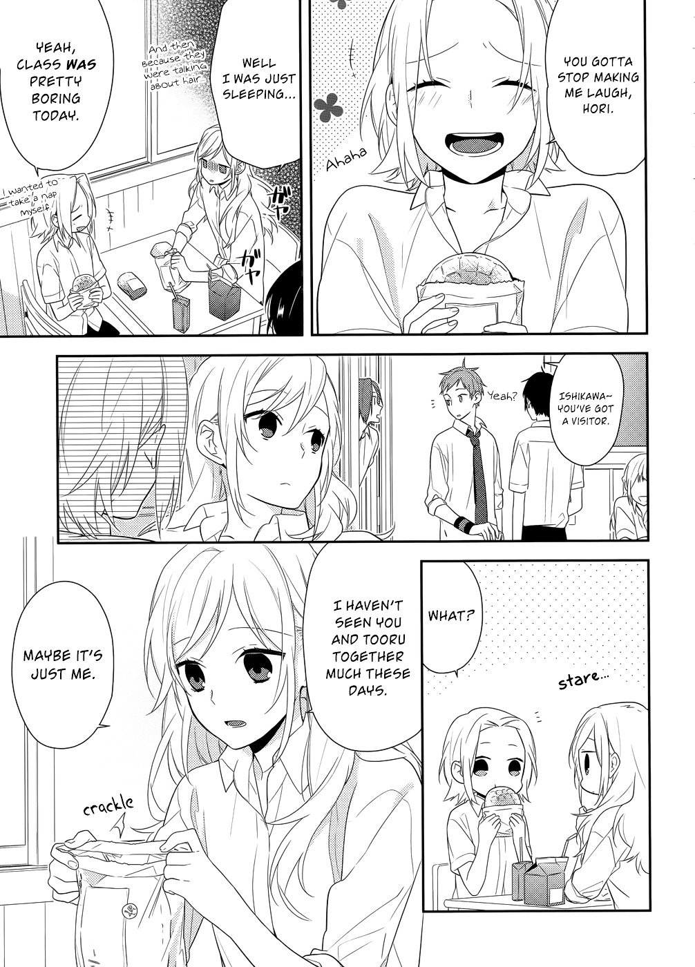 Horimiya, chapter 36