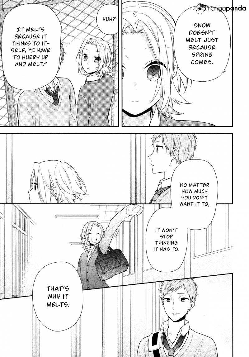 Horimiya, chapter 59