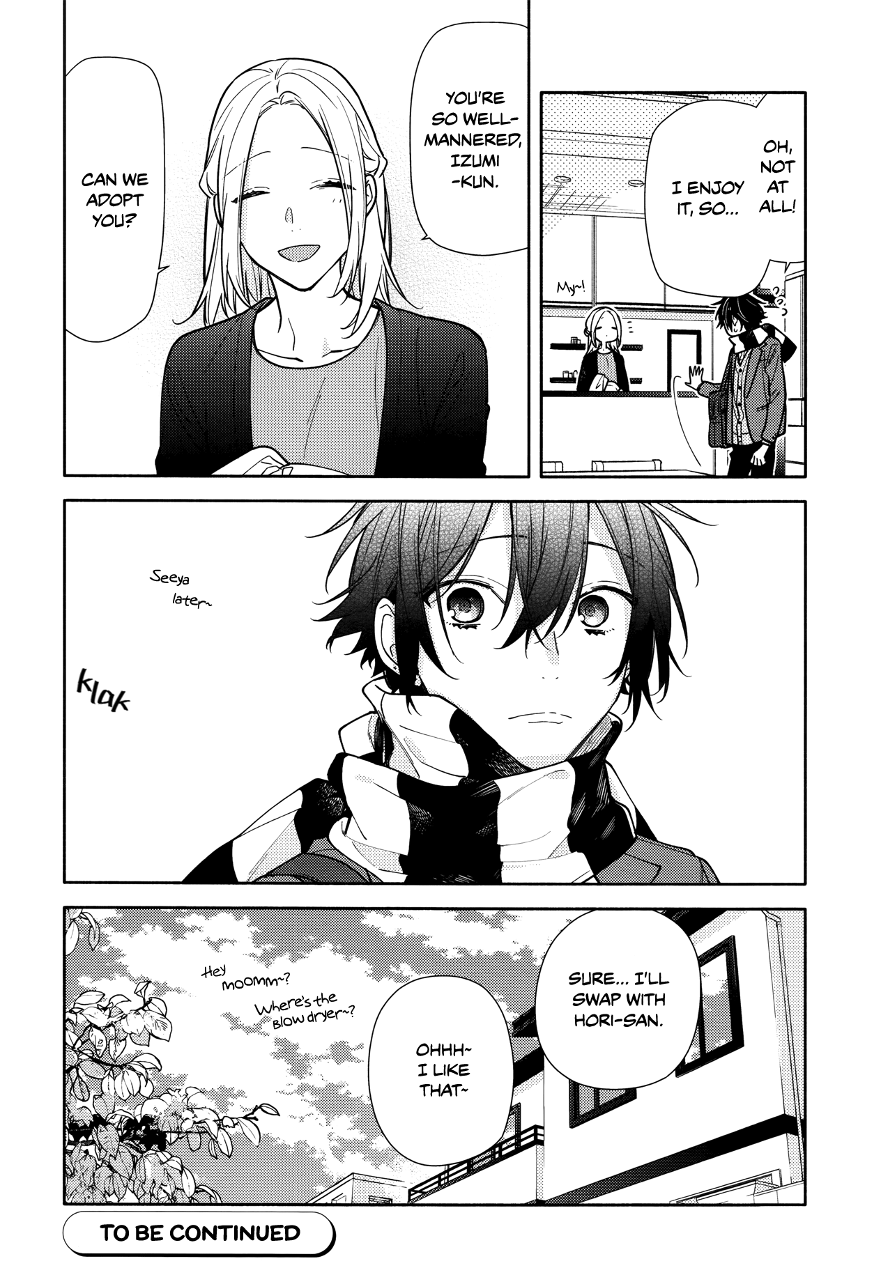 Horimiya, chapter 119