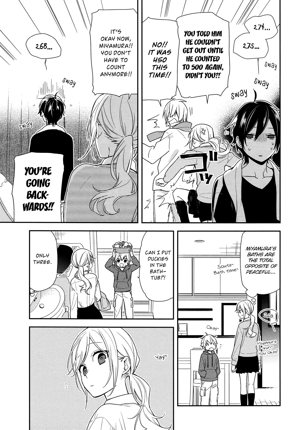 Horimiya, chapter 71