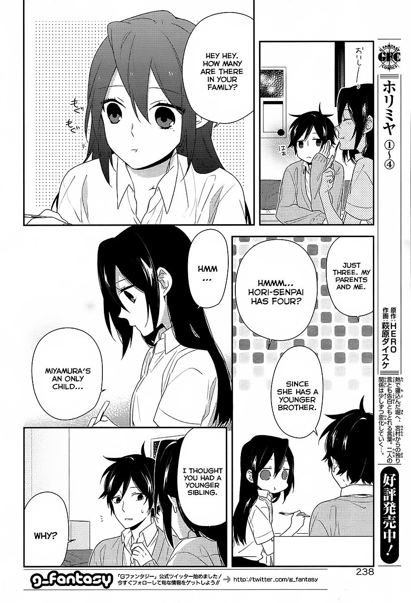 Horimiya, chapter 30