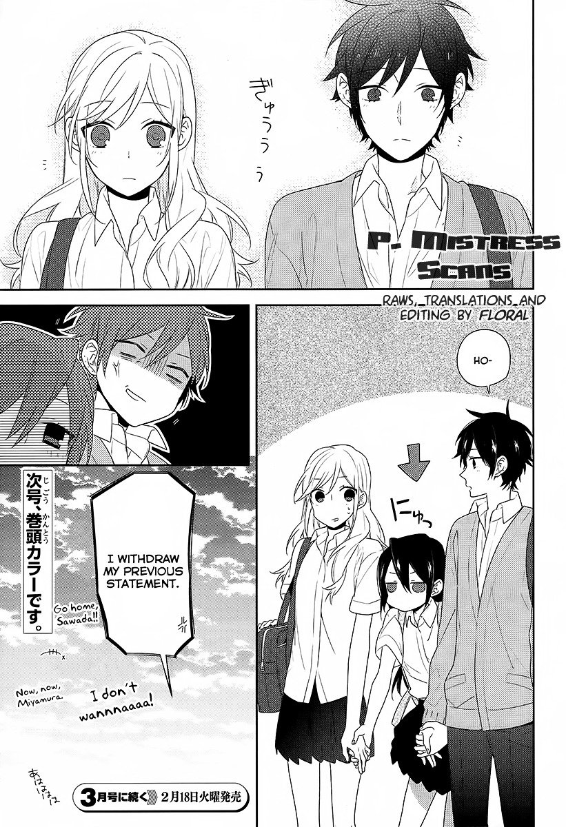 Horimiya, chapter 30