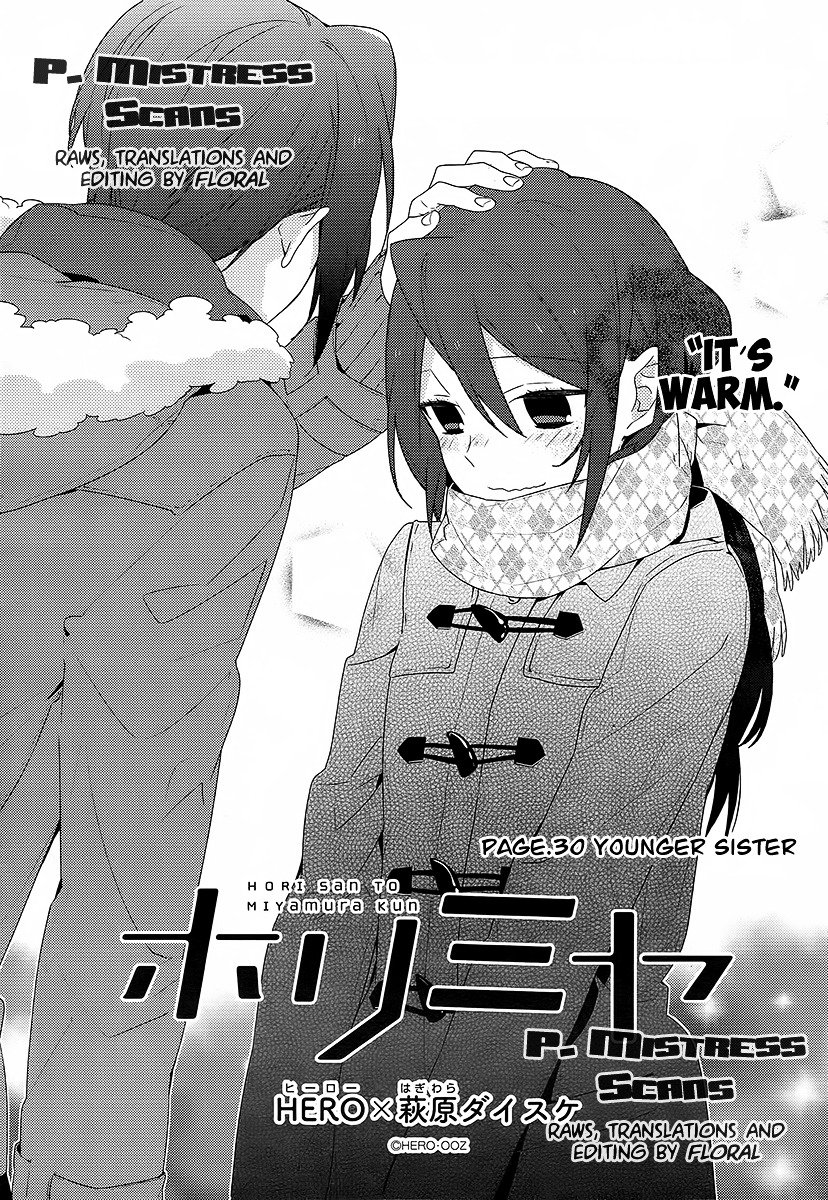 Horimiya, chapter 30