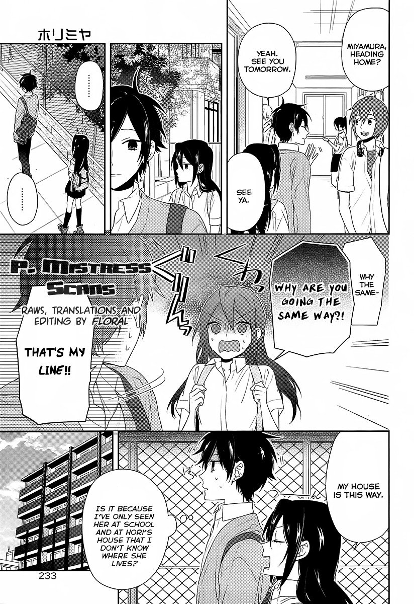 Horimiya, chapter 30