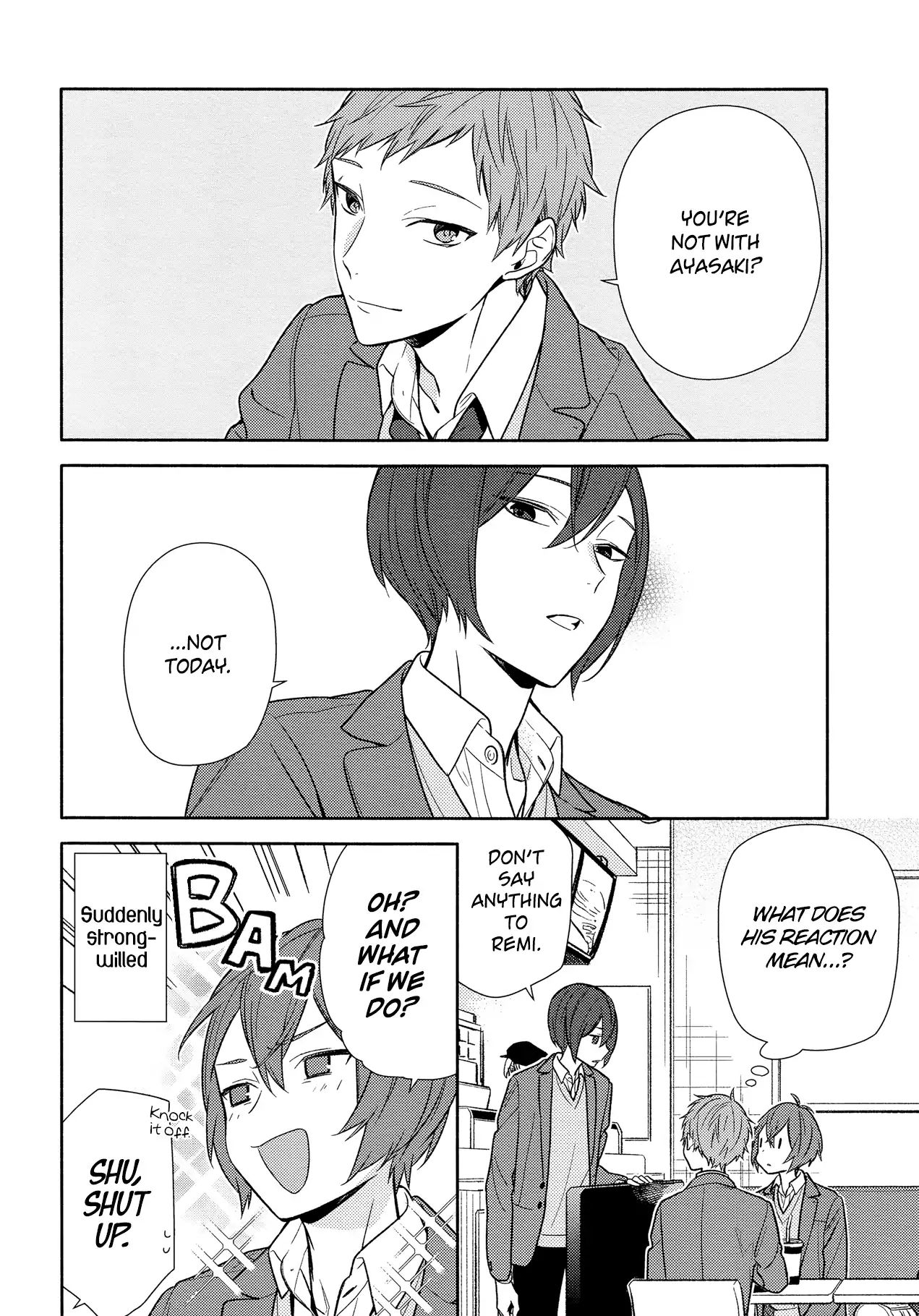 Horimiya, chapter 95