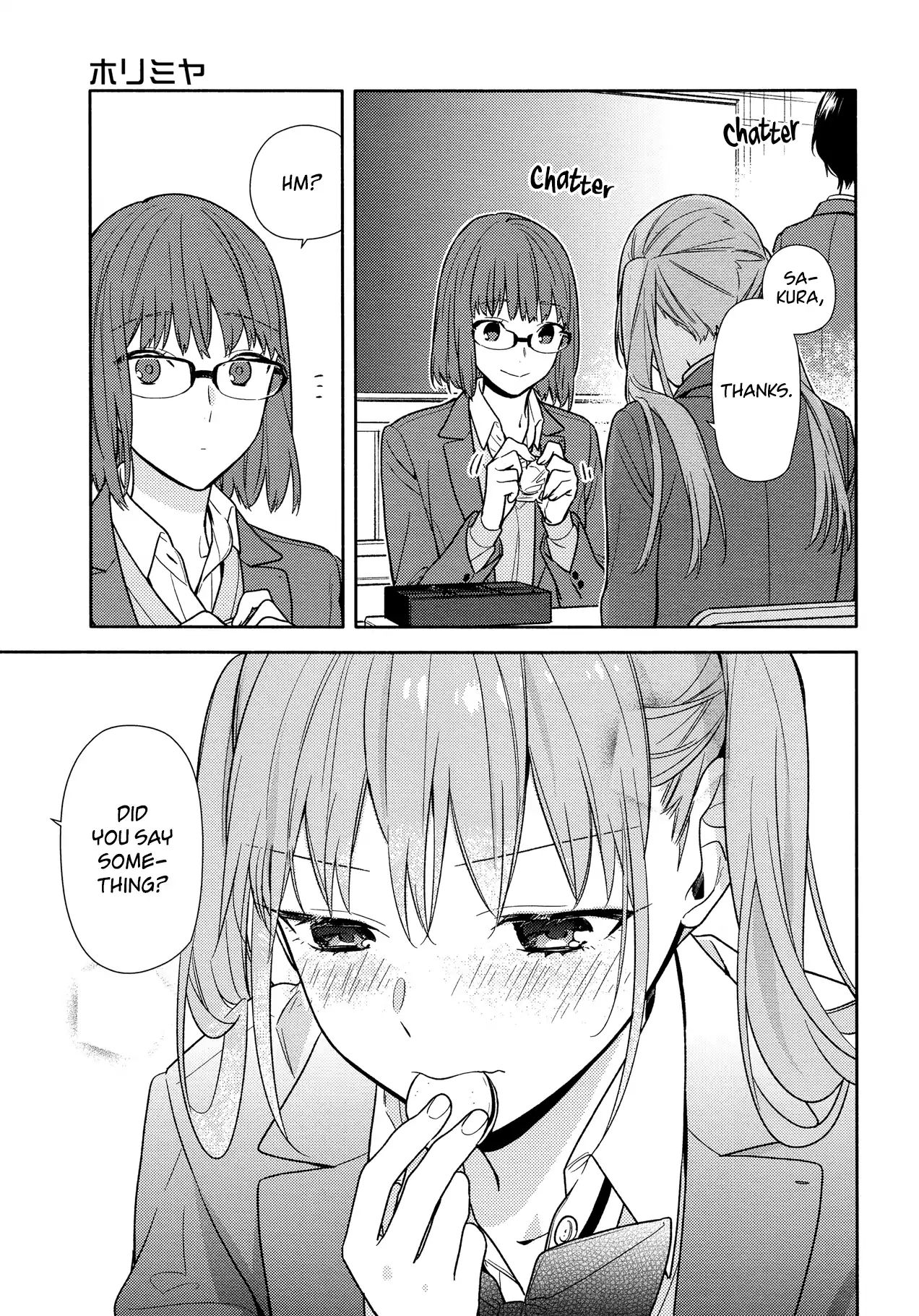 Horimiya, chapter 95