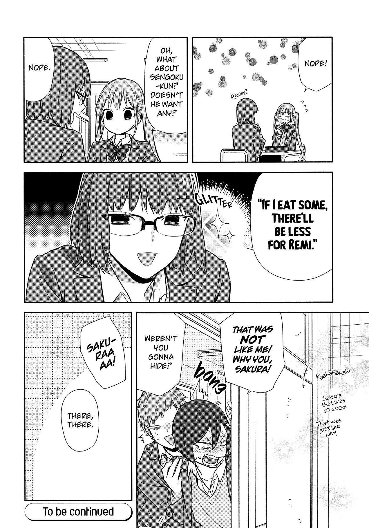 Horimiya, chapter 95