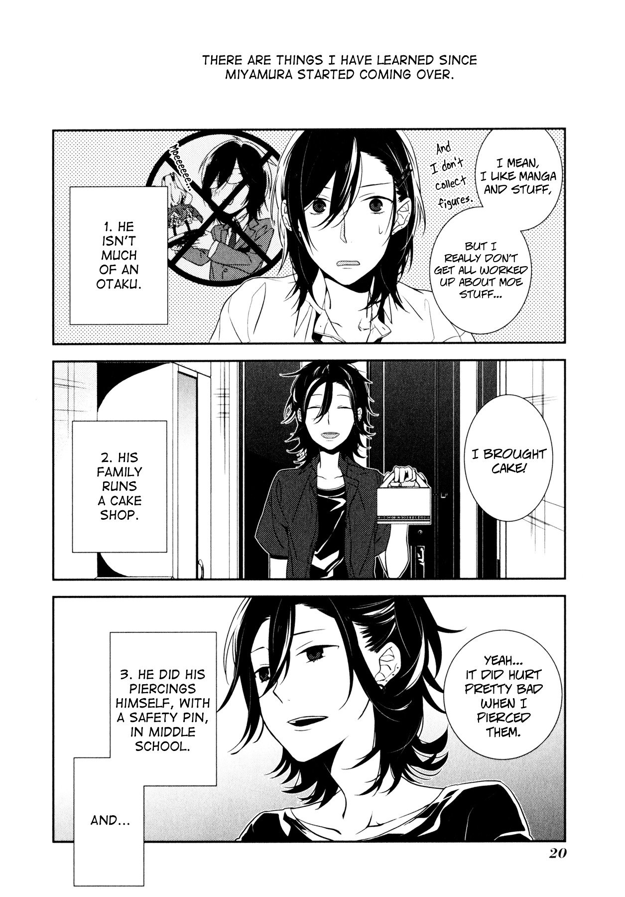 Horimiya, chapter 1