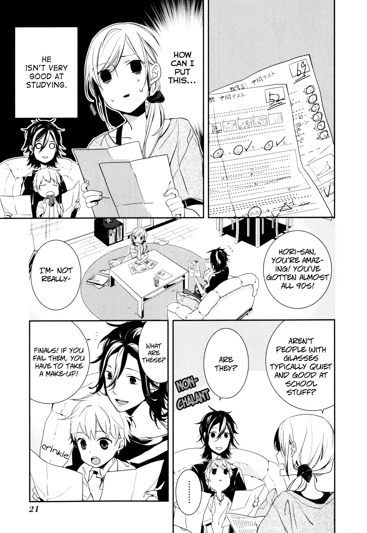 Horimiya, chapter 1