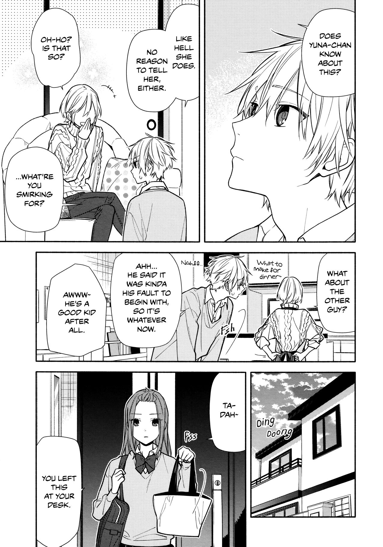 Horimiya, chapter 121