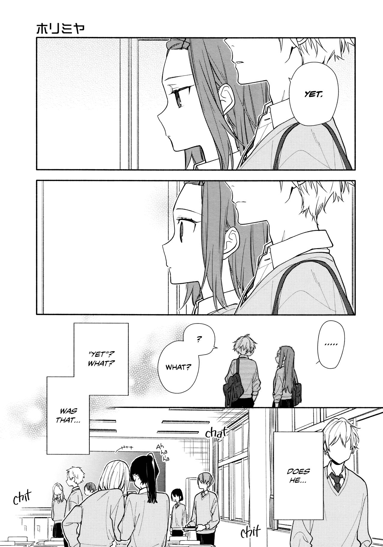 Horimiya, chapter 121