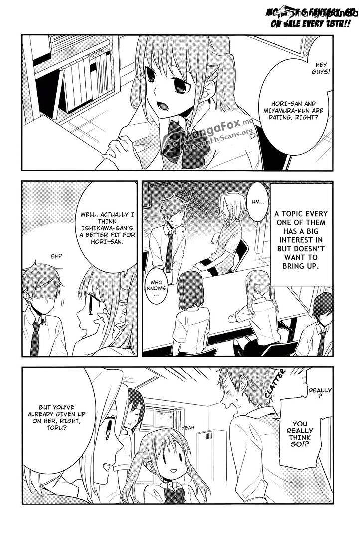 Horimiya, chapter 16