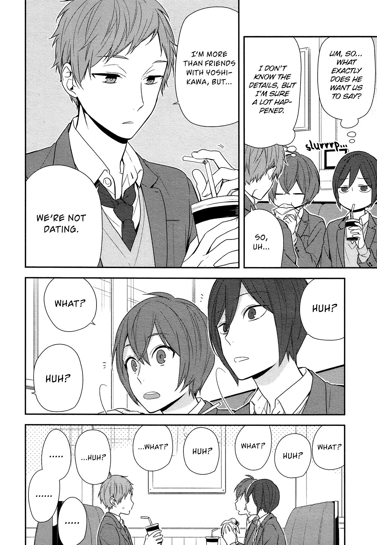 Horimiya, chapter 73