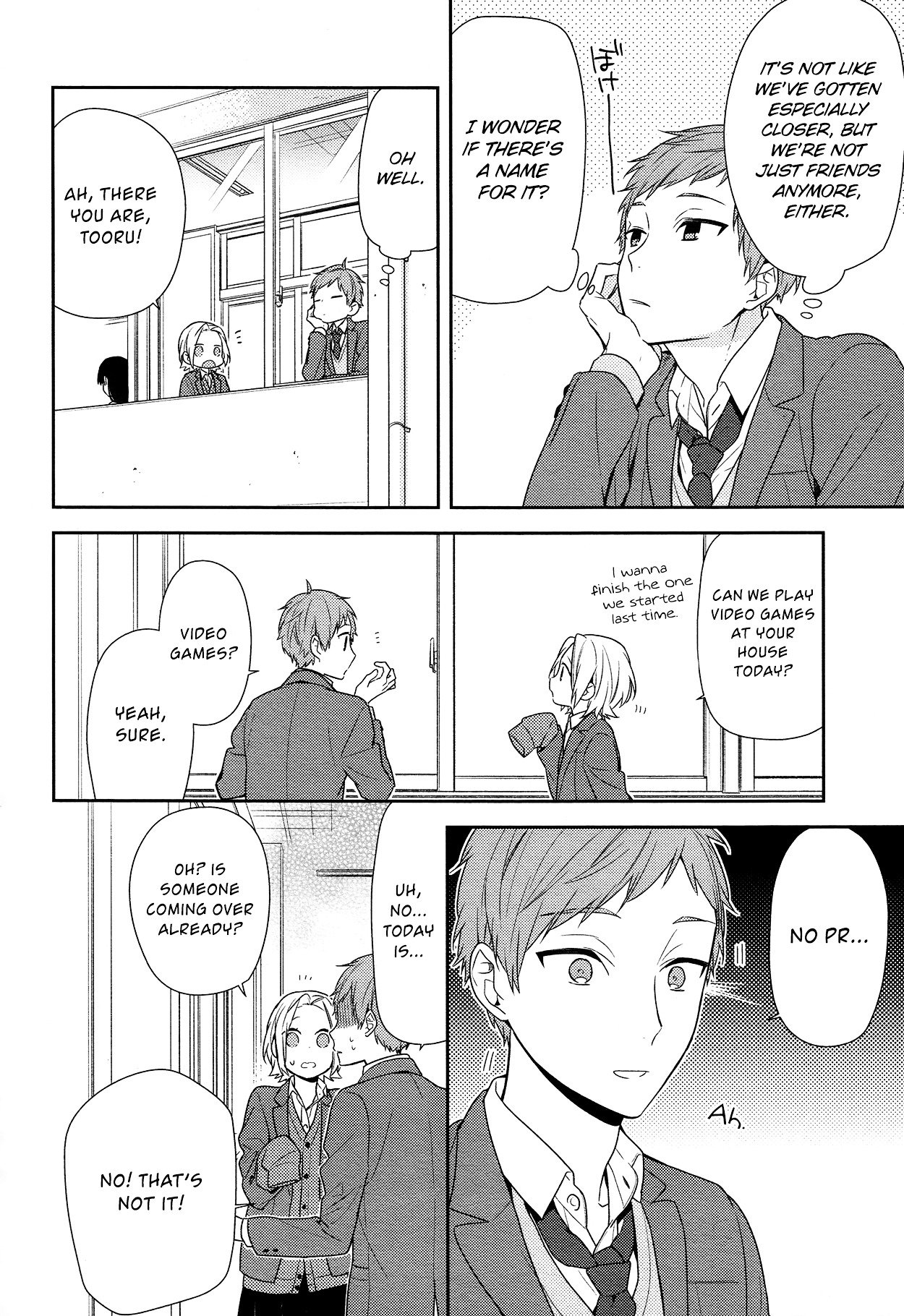 Horimiya, chapter 73