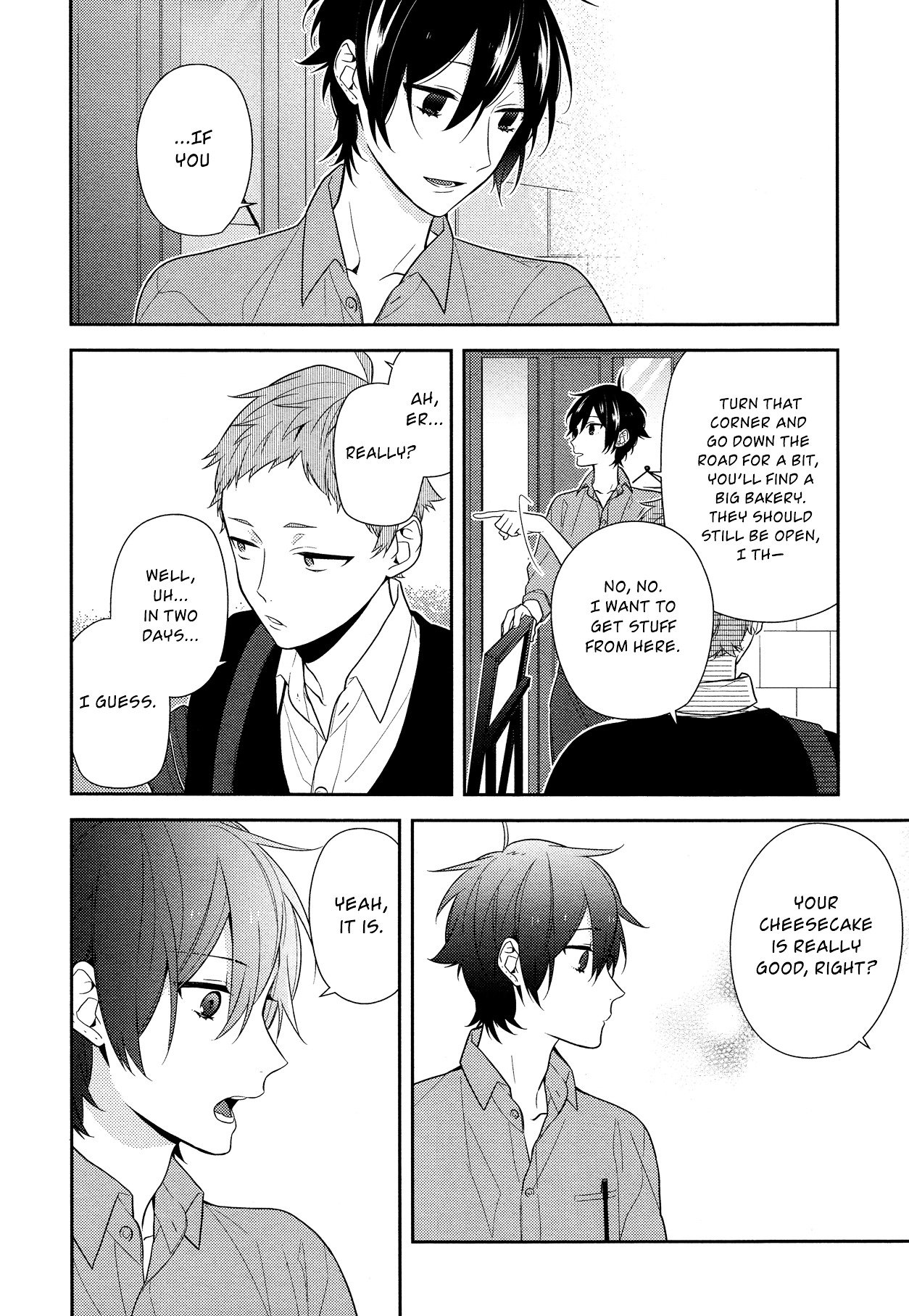 Horimiya, chapter 55