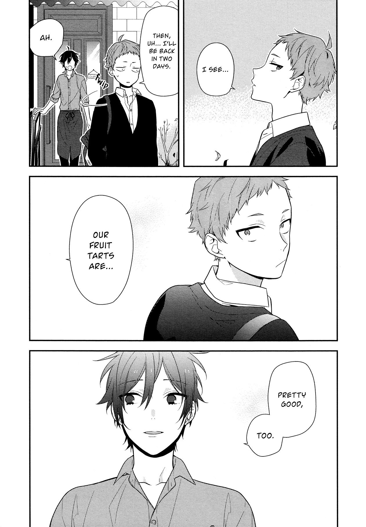 Horimiya, chapter 55