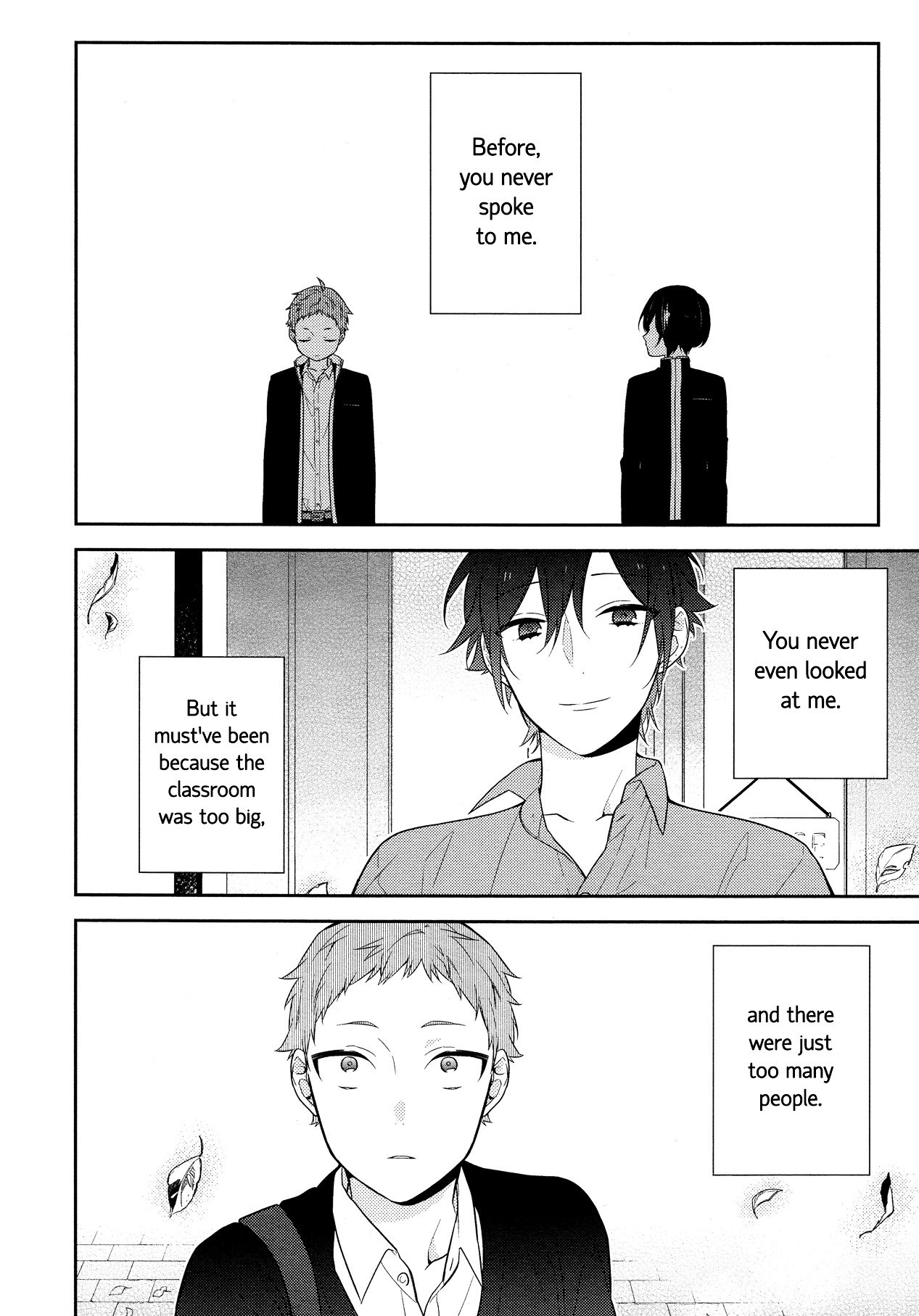 Horimiya, chapter 55