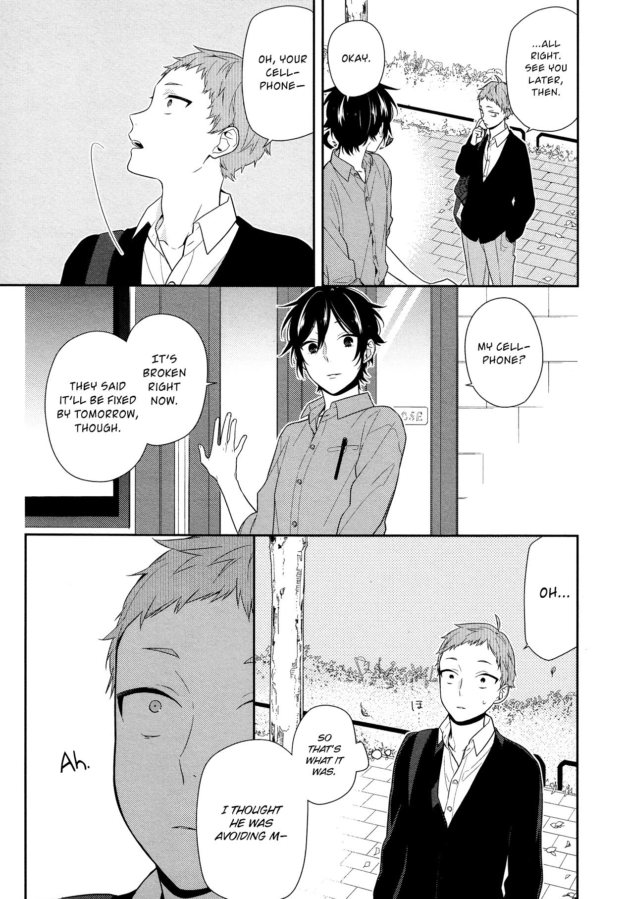 Horimiya, chapter 55