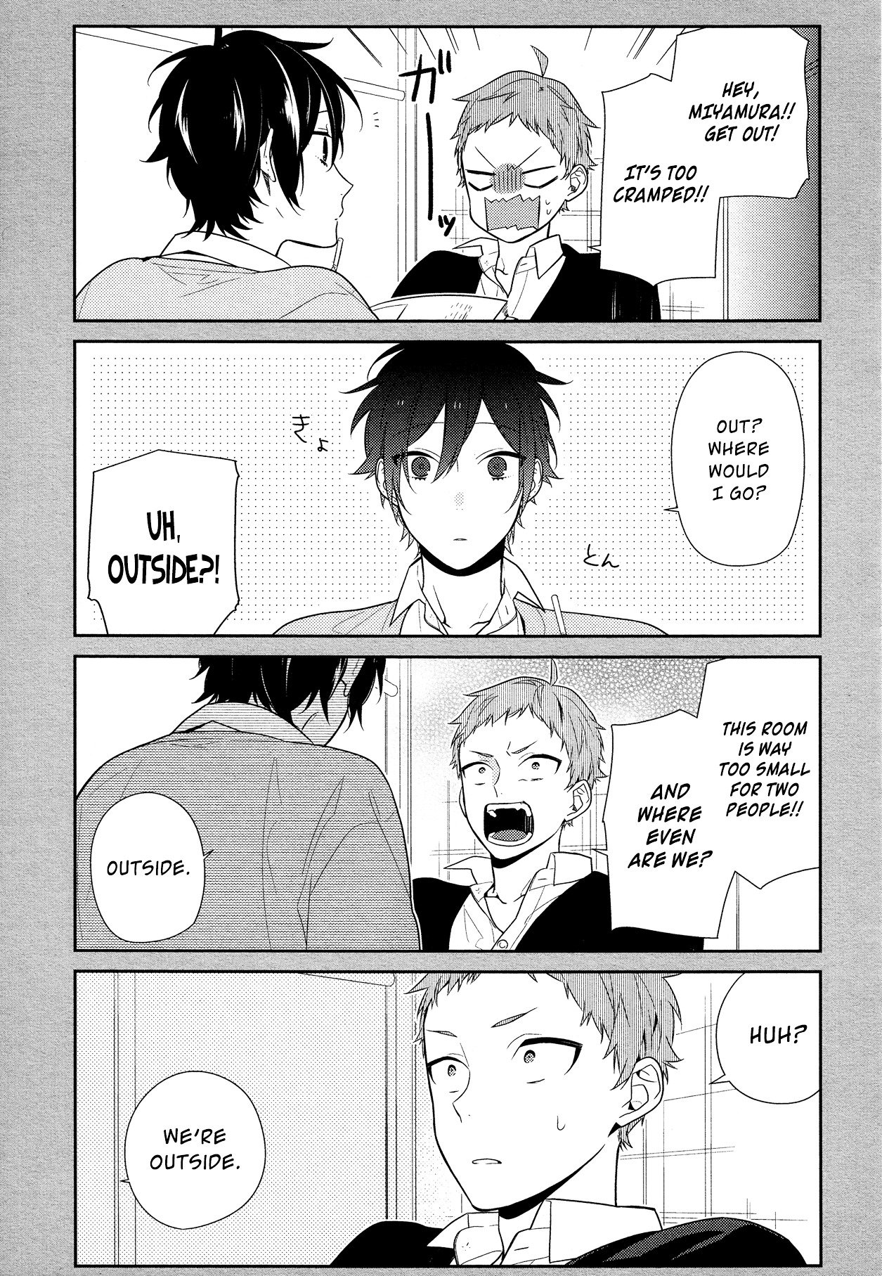 Horimiya, chapter 55