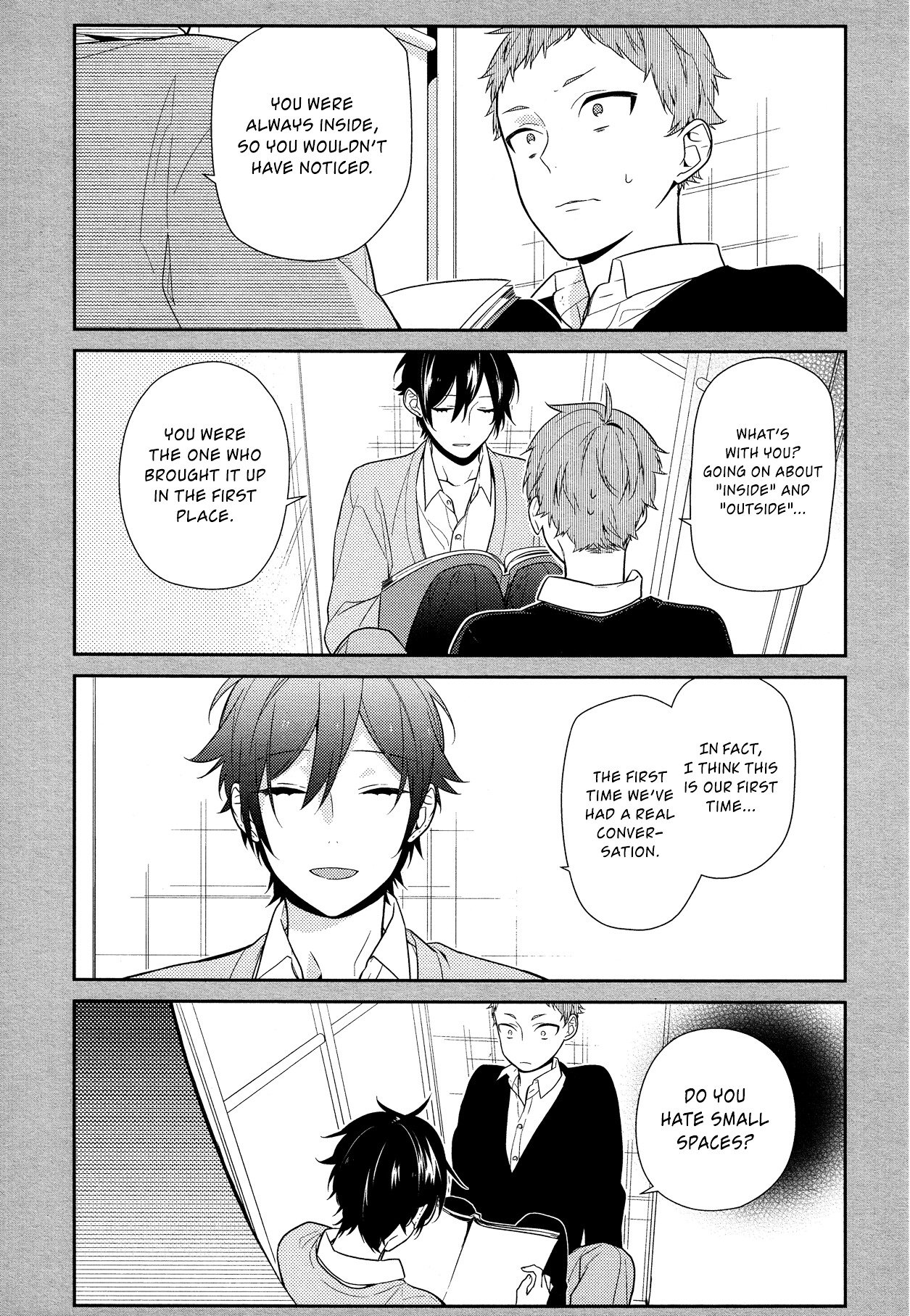 Horimiya, chapter 55