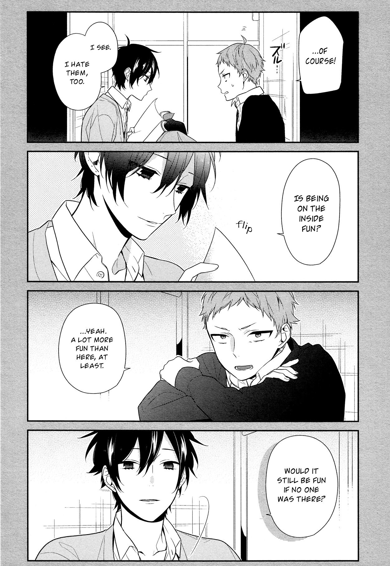 Horimiya, chapter 55