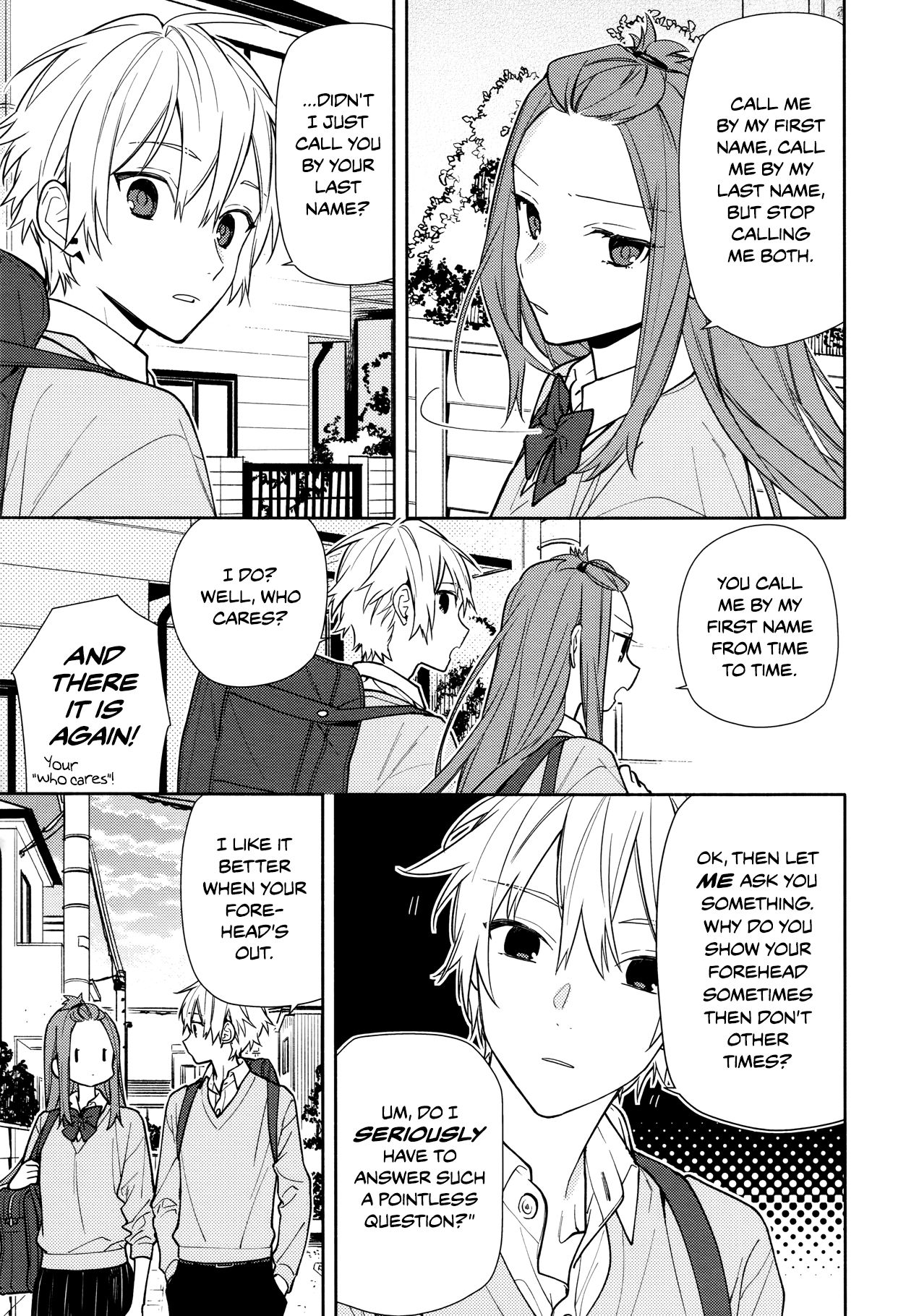 Horimiya, chapter 120