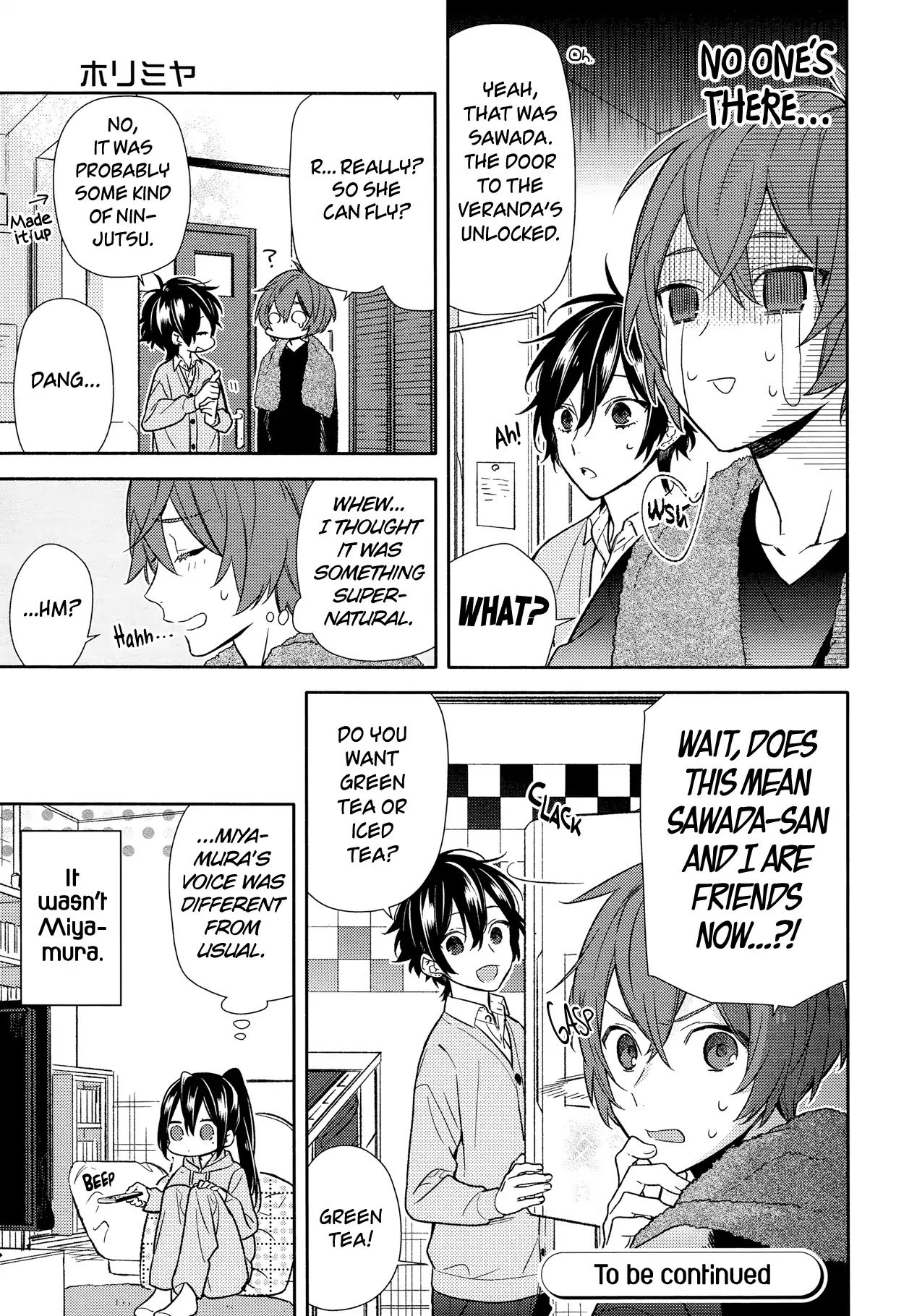 Horimiya, chapter 92