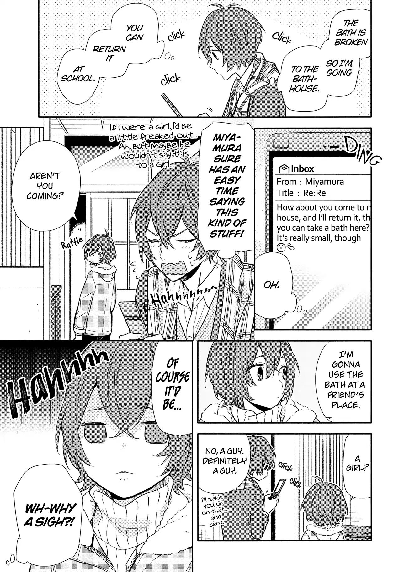 Horimiya, chapter 92