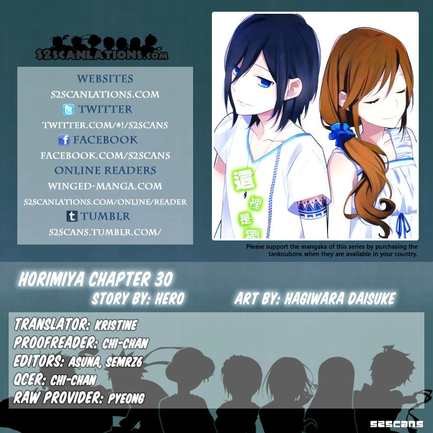 Horimiya, chapter 31