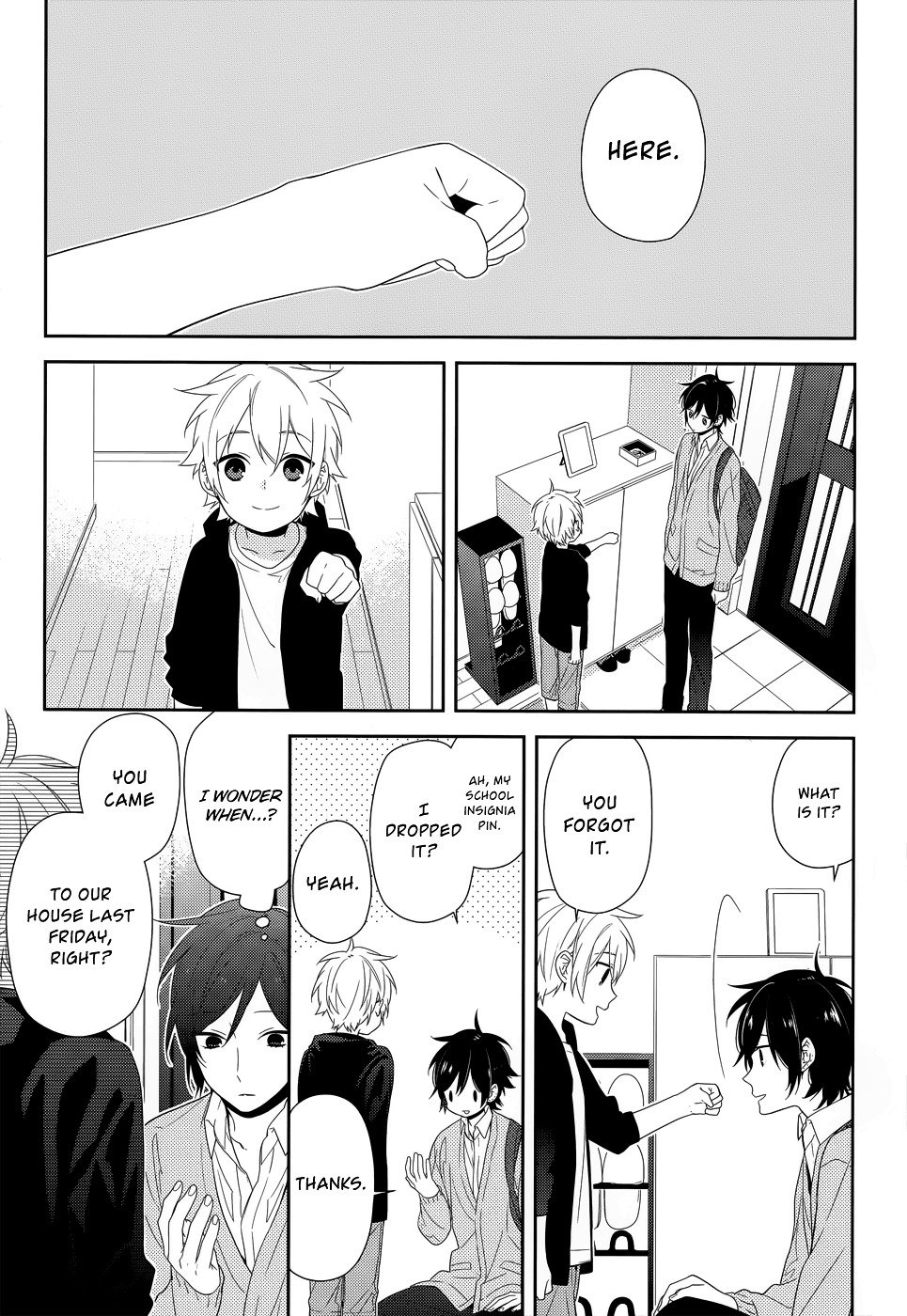 Horimiya, chapter 37