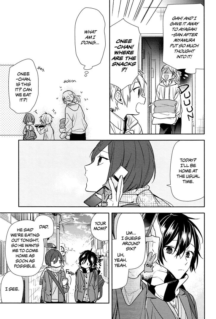 Horimiya, chapter 99