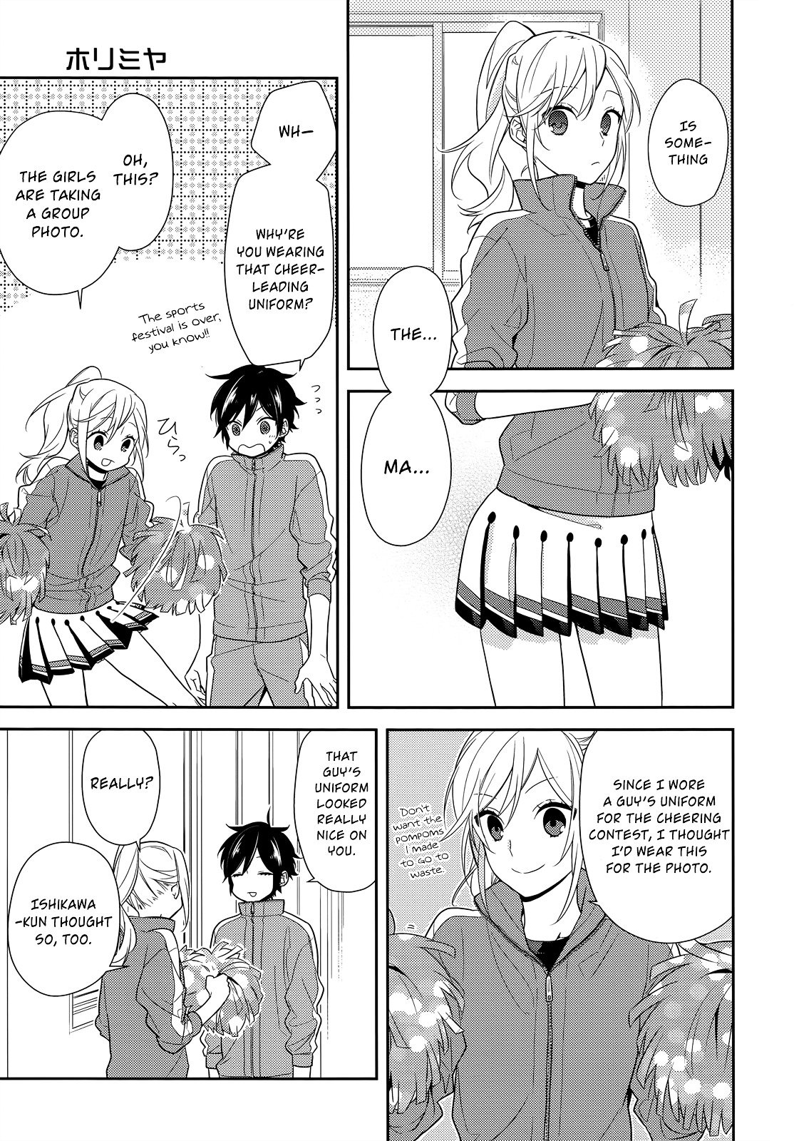 Horimiya, chapter 53