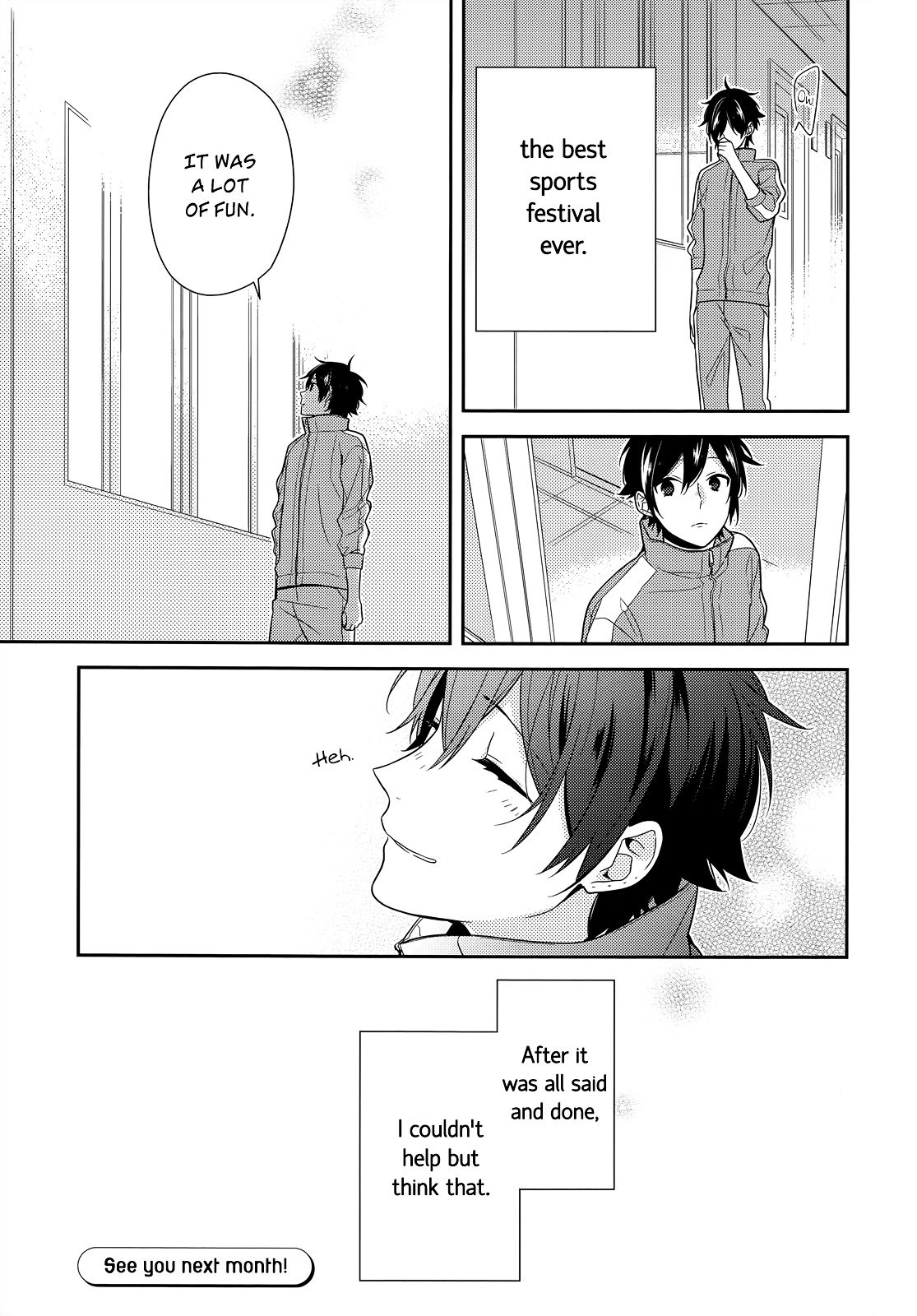 Horimiya, chapter 53