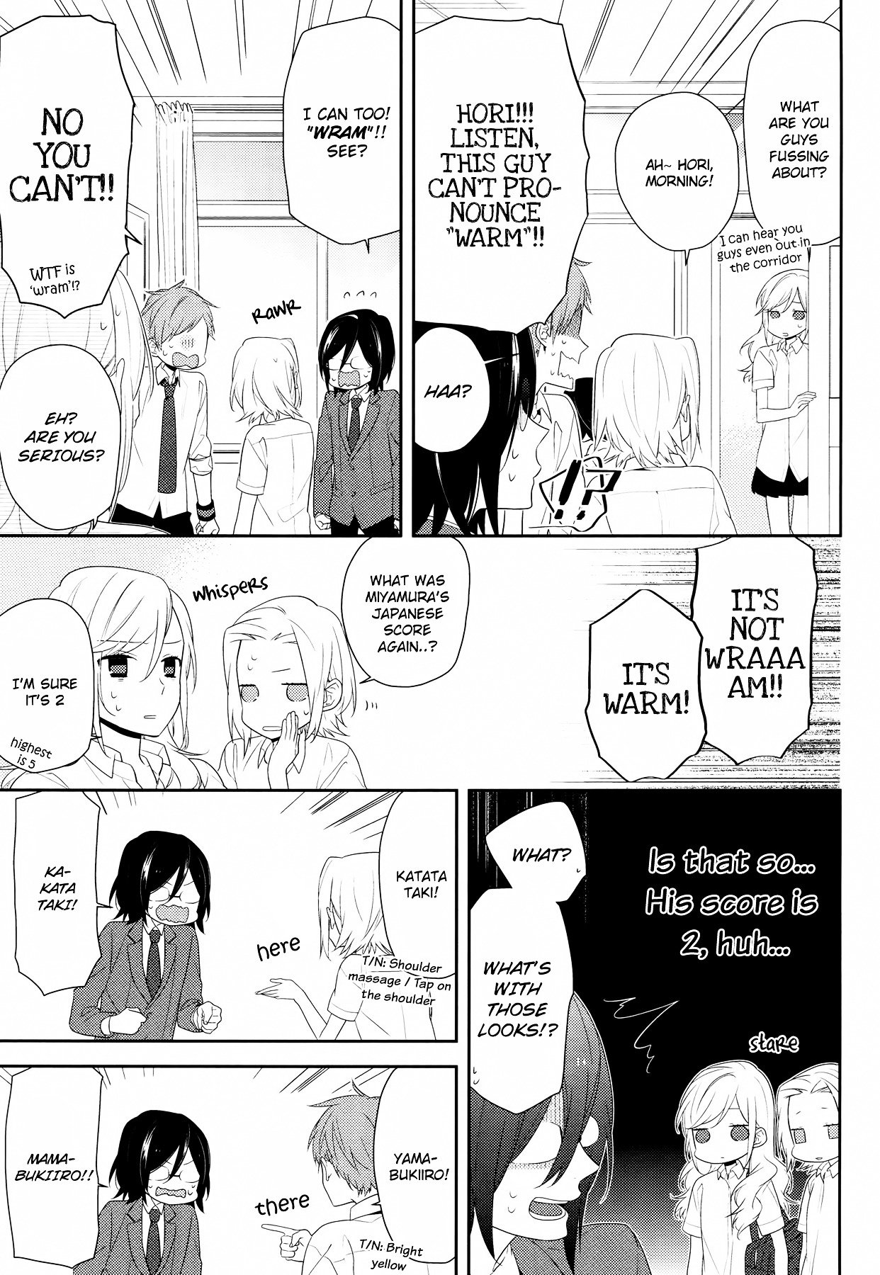 Horimiya, chapter 25