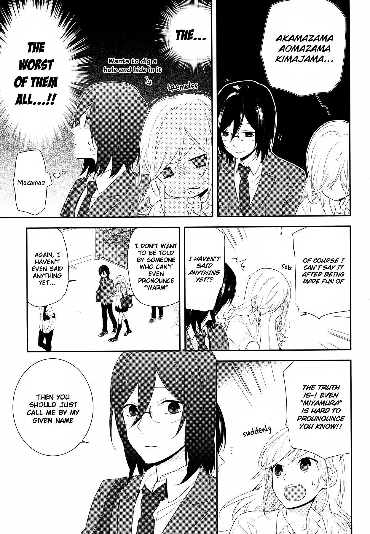 Horimiya, chapter 25