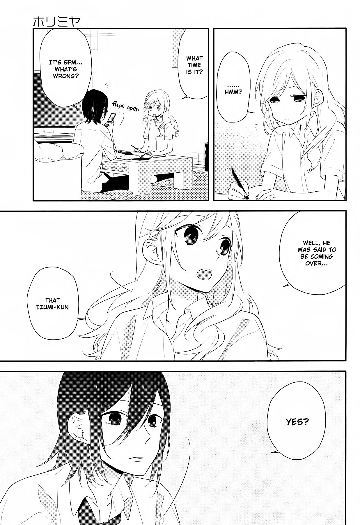 Horimiya, chapter 25