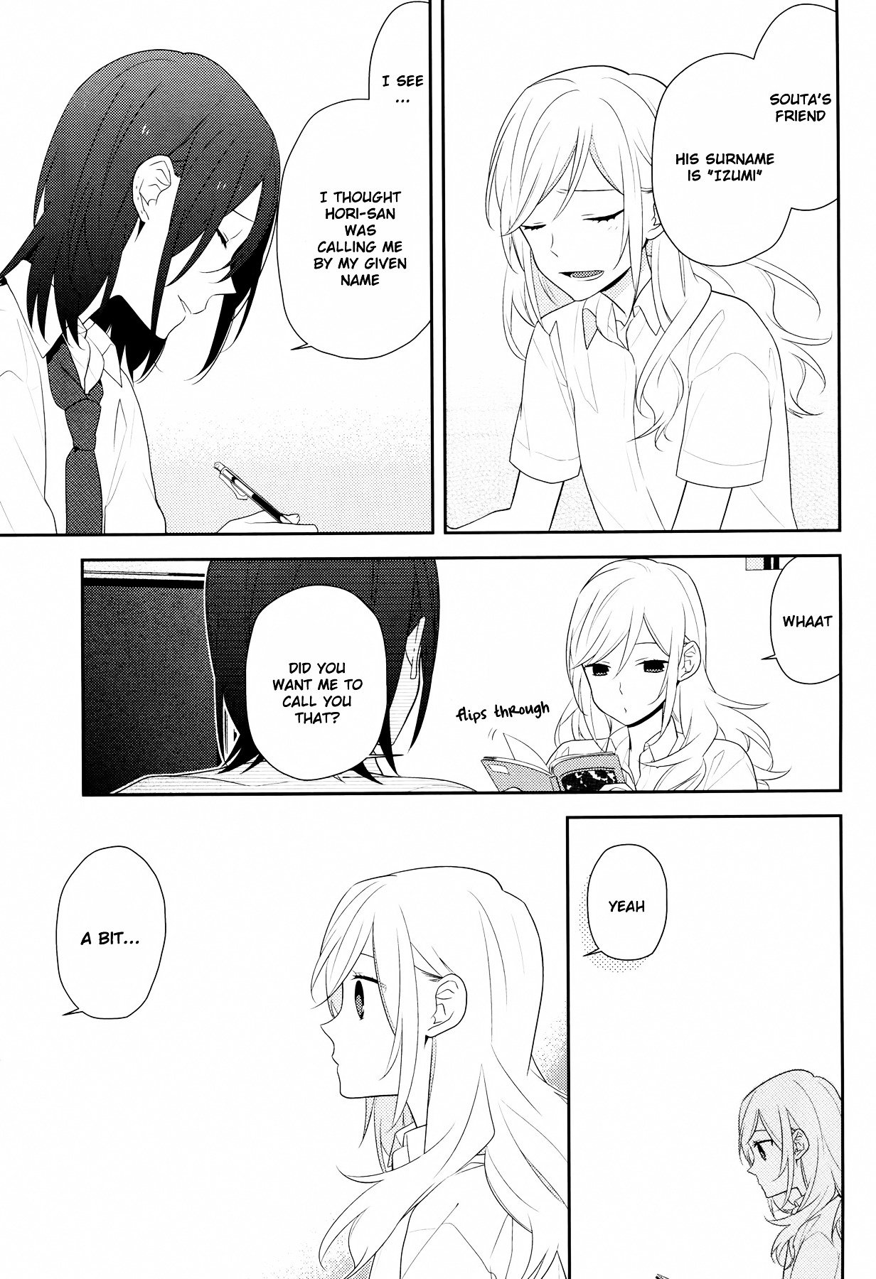 Horimiya, chapter 25