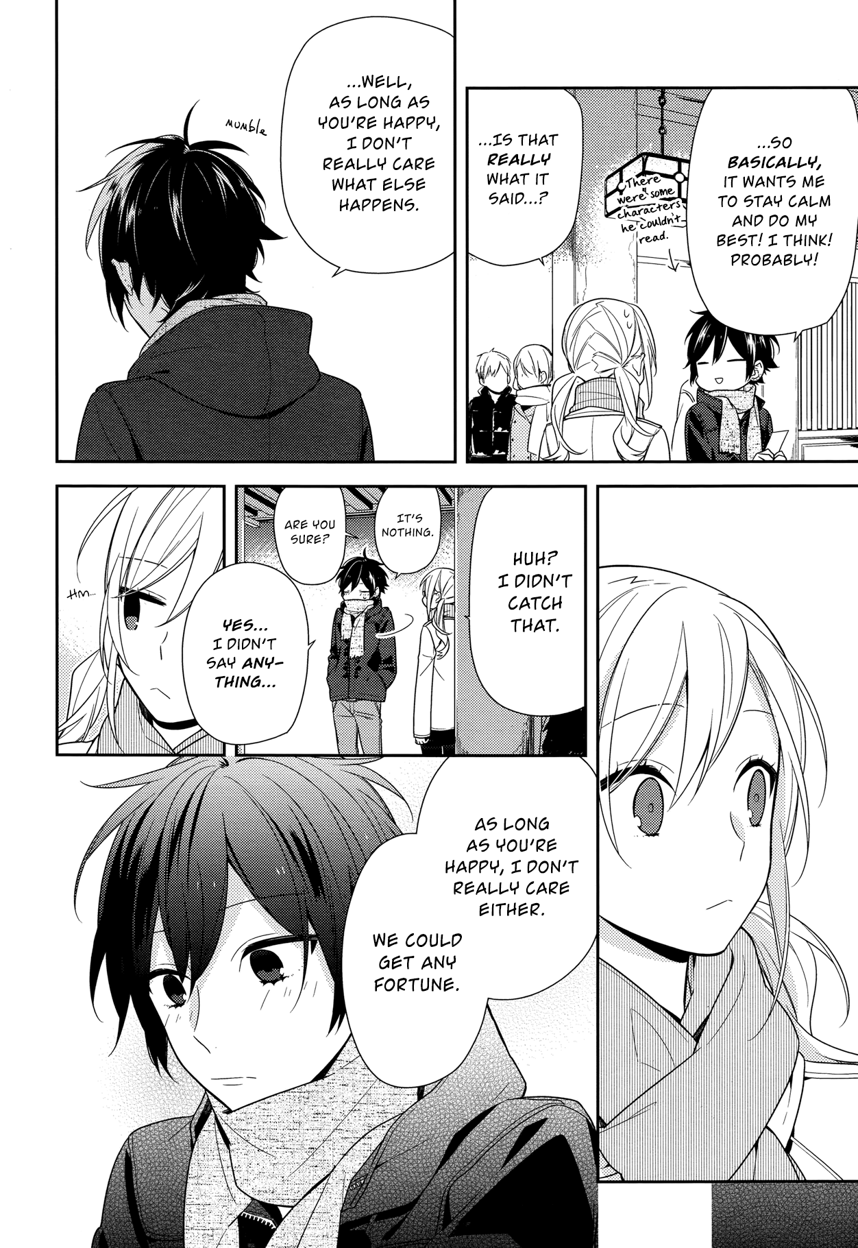 Horimiya, chapter 64