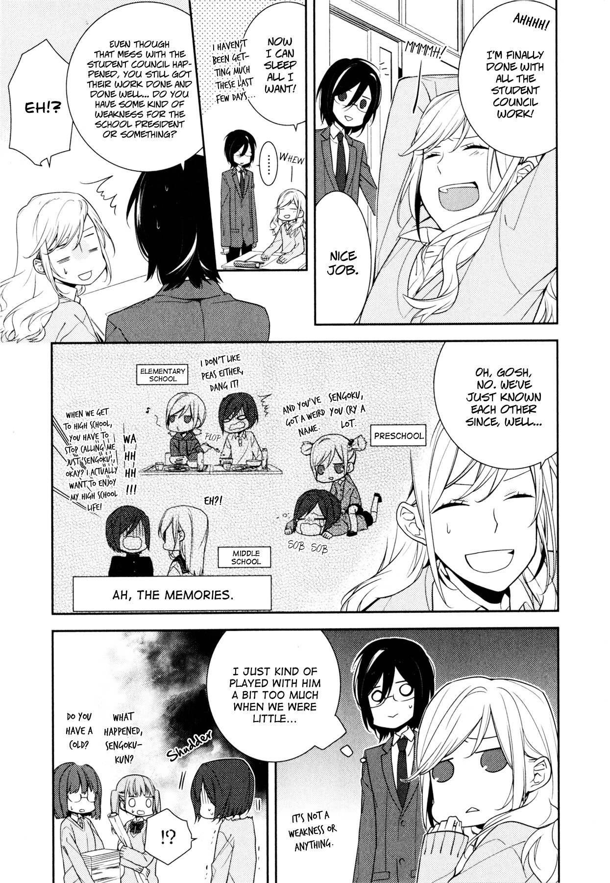 Horimiya, chapter 8