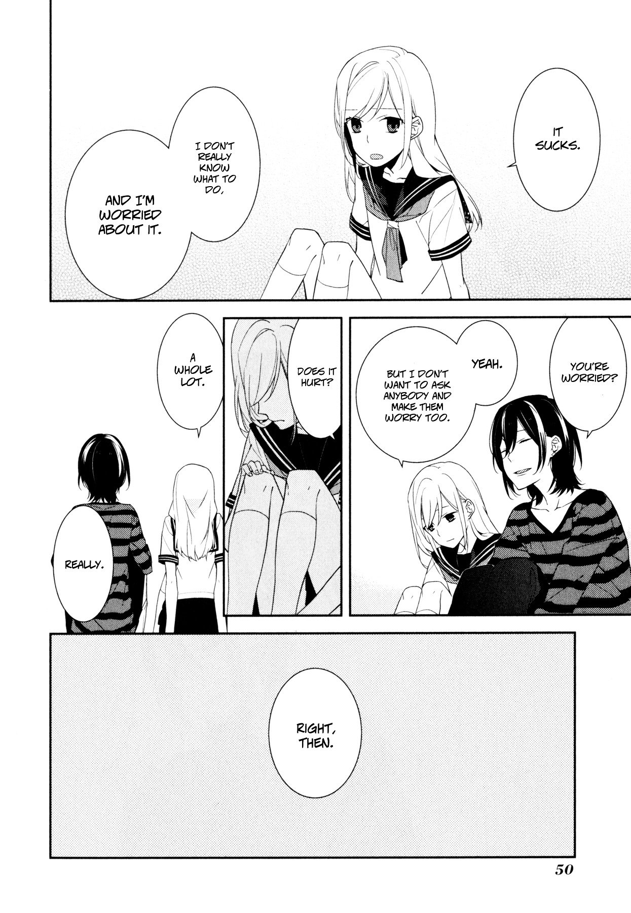 Horimiya, chapter 8