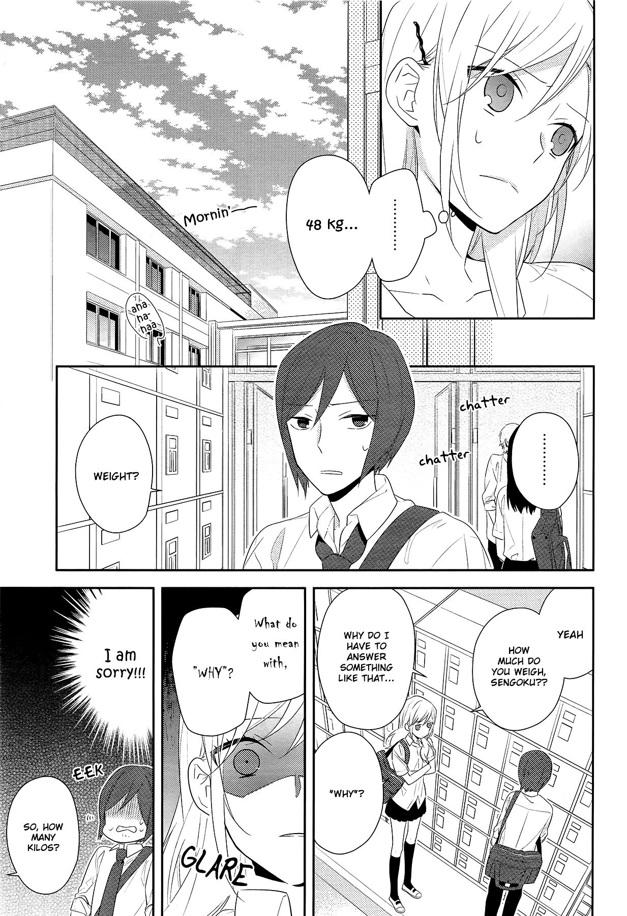 Horimiya, chapter 28