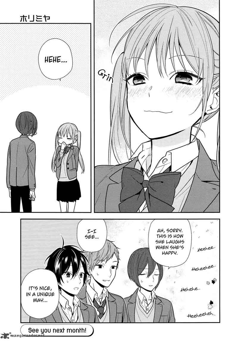 Horimiya, chapter 85