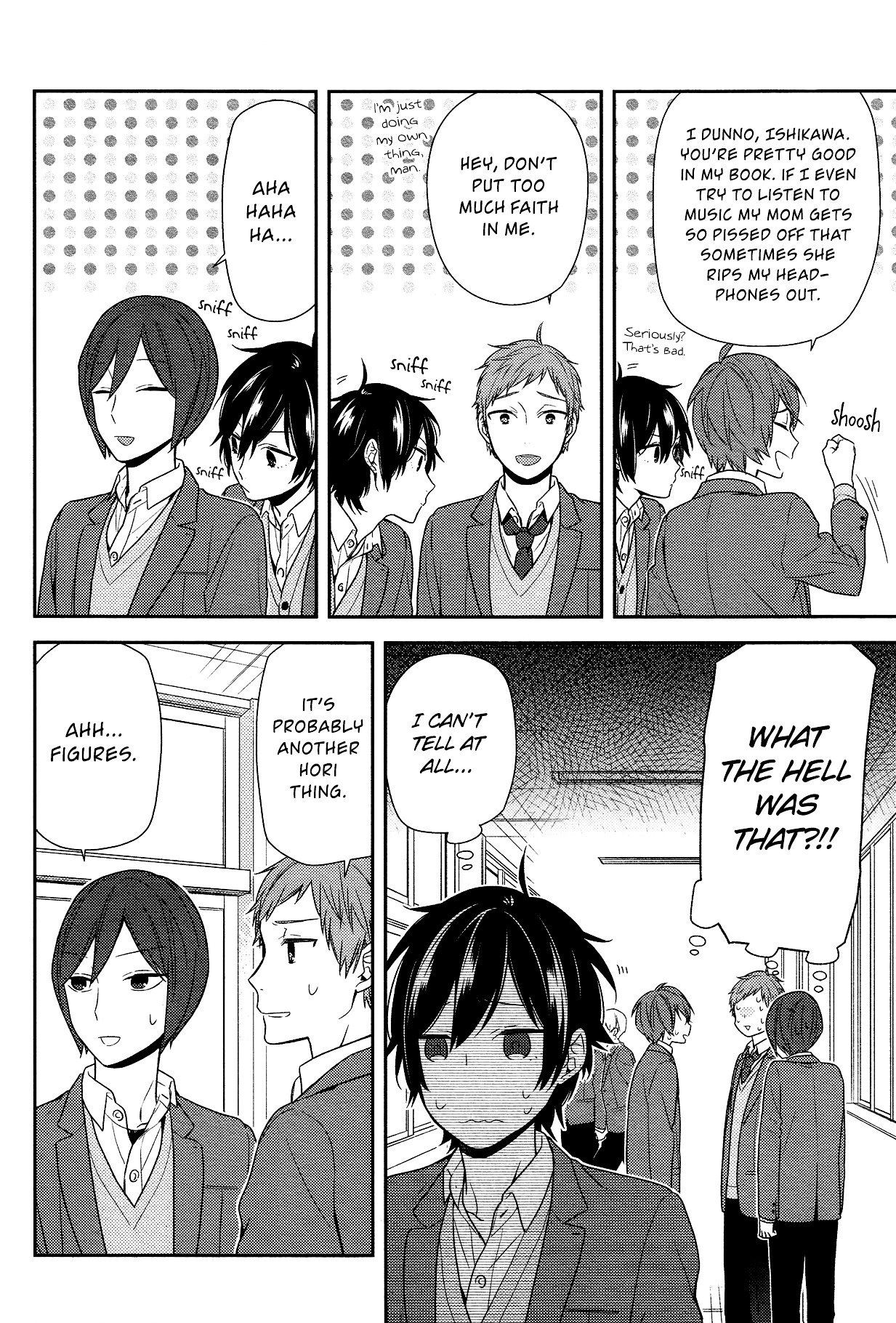 Horimiya, chapter 74