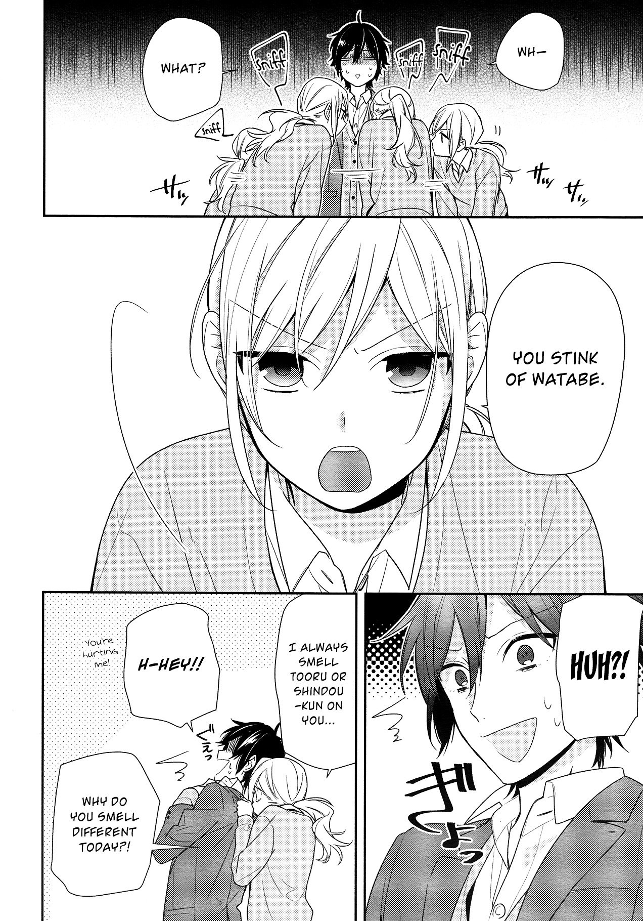 Horimiya, chapter 74