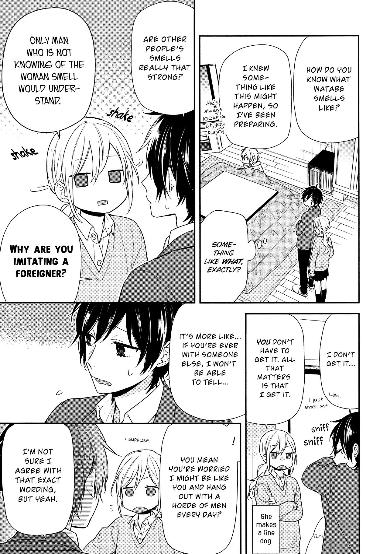 Horimiya, chapter 74